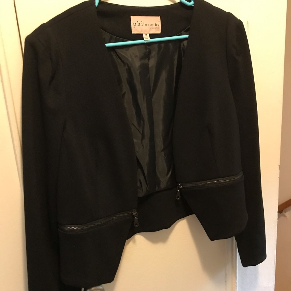 Philosophy Black Blazer size M